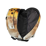 School Backpack Dog Aad Sunflower Bookbag for Boys Girls Teens Casual Travel Bag Computer Laptop Daypack