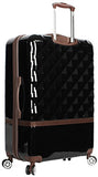 Nicole Miller New York Madison Collection Hardside 20" Luggage Spinner … (20 inch, Madison Black)