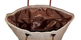 101 Beach Large Jute Tote Bag - Custom Embroidery Available (Brown)