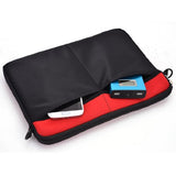 Kroo Nd13Scr1 13.3" Messenger Style Neoprene Bag Case With Front And Rear Pockets, Red
