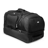 NFL New Orleans Saints Rolling Drop-Bottom Duffel Bag