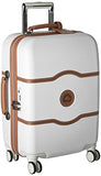 DELSEY Paris Luggage Chatelet Hard+ Carry On Spinner Suitcase Hardcase with Lock, Champagne
