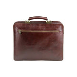 Tuscany Leather - Venezia - Leather Briefcase 2 Compartments Brown - Tl141268/1