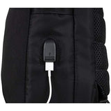Kenneth Cole Reaction Backpack with USB Charging Port, Black, 15" Laptop