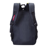 ABage School Backpack Waterproof Book Bag Travel Bookbag for and, Yellow