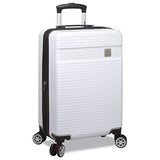 Dejuno Ashford 3-Pc Hardside Spinner Tsa Combination Lock Luggage Set, White