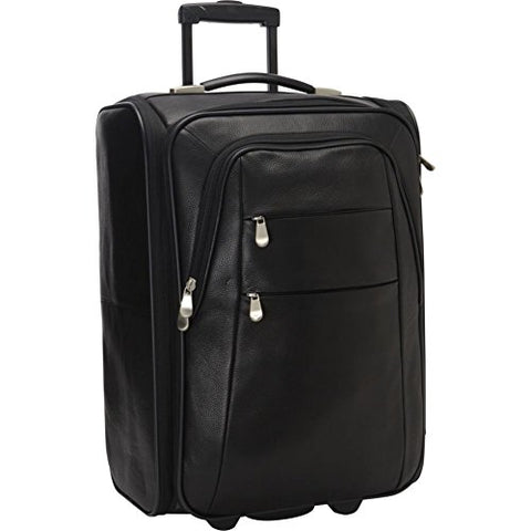 Bellino Leather Folding Luggage, Black