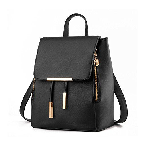 Black Leather Designer Backpack  Leather Designer Mini Backpack - Fashion  Casual - Aliexpress