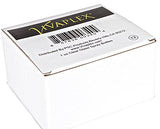 Vivaplex, 12, Clear, 1 oz Glass Bottles, with Black Fine Mist Sprayers