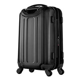 Olympia Apache Ii 21" Carry-On Spinner, Black+Black