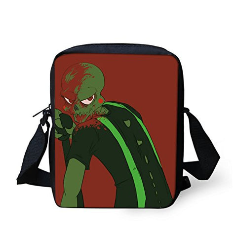 Thikin Zombie Pattern Women Cross Body Shoulder Bag For School Travel