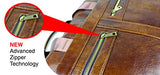 Timeless Genuine Leather Messenger Bag for Men – Gorgeous Superior Brown Carry All Briefcase with