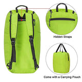 G4Free 3-Way Travel Duffel Backpack Luggage Gym Sports Bag with Shoe Compartment (Green)