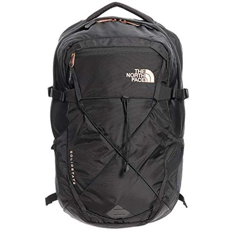 The North Face Women's Solid State Laptop Backpack, Black/Rose Gold