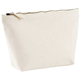 Westford Mill Canvas Accessory Bag - Black Or White / 3 Sizes Availa - Black - S