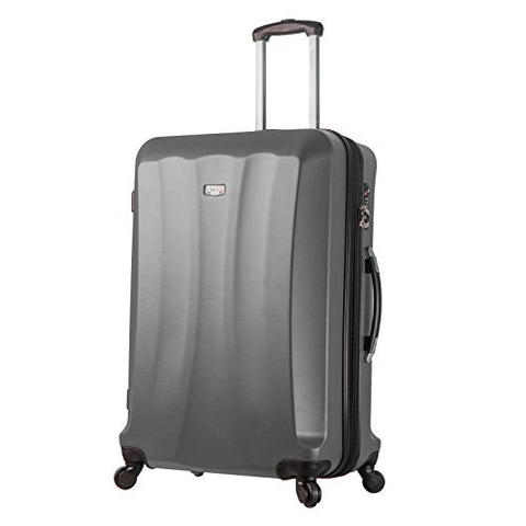 Viaggi V1010L-30In-Slv Italy Siena Hardside 30 Inch Spinner, Silver