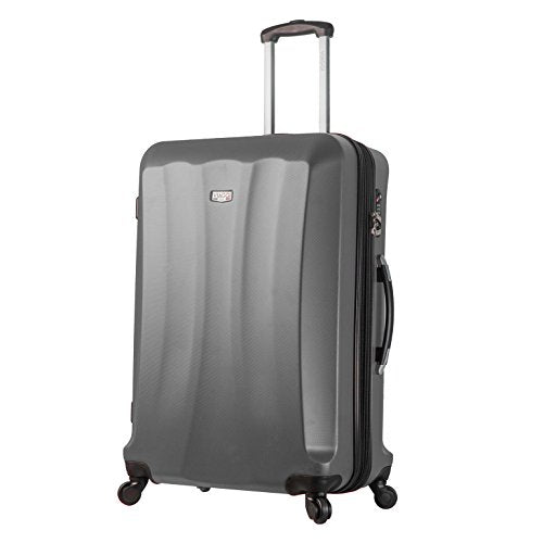 Viaggi V1010L-30In-Slv Italy Siena Hardside 30 Inch Spinner, Silver