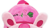 Smilesky Kid'S Backpack Toddlers Preschool Shoulder Bags Cartoon Plush Animal Bunny Bags Pink 9.5"