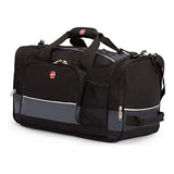SwissGear 20" Duffel Bag | Gym Bag | Travel Duffle Bags | Men's and Women's - Grey/Black