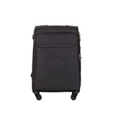 Cloe Checked Medium 24 inch Luggage with 360º-spinner wheels in Black Color