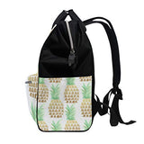 Backpack Trend Art Pineapples Womens Laptop Backpacks Hiking Bag Travel Daypack