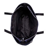 McKlein, N Series, ARIA, Nano Tech-Light Nylon with Leather Trim, Nylon Ladies' Tote, Navy (17567)