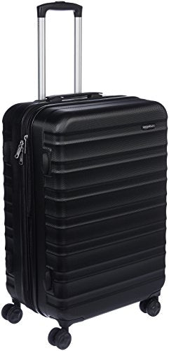 AmazonBasics Hardside Spinner Travel Luggage Suitcase - 26 Inch, Black