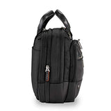 Briggs & Riley Small Expandable Brief Briefcase Black One Size