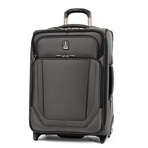 Travelpro Crew Versapack Max Carry-on Exp Rollaboard, Titanium Grey
