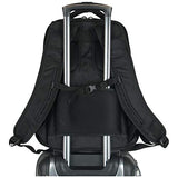 Kenneth Cole Reaction Polyester Triple Compartment 17" Laptop Business Backpack with Techni-Cole RFID, Black One Size