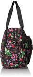 Vera Bradley Women's Iconic Deluxe Weekender Travel Bag-Signature, Winter Berry, One Size