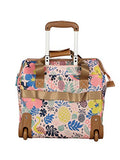 Lily Bloom Design Pattern Carry on Bag Wheeled Cabin Tote (Cabin Pink)