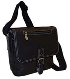 Kenneth Cole "A Perfect Op-Port-unity" Full Grain Cowhide Leather Single Gusset Flapover Tablet