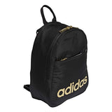 adidas Core Mini Backpack, Black/Gold Metallic, One Size