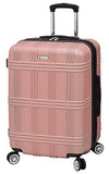 London Fog Kingsbury 25" Spinner Luggage, Rose Gold