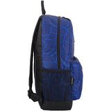 Eastsport Dome Backpack with FREE Pencil Case, Blue Geo Cracks Print
