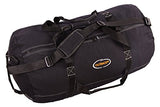Ledmark Heavyweight Cotton Canvas Outback Duffle Bag, Giant 48" x 20", Black
