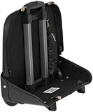 McKleinUSA Damen 80715 R Series Leather Detachable-Wheeled Laptop Case (Black)