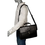 Kenneth Cole Reaction Leather Portfoilo Briefcase (Black)