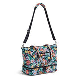 Vera Bradley Signature Cotton Deluxe Tote Travel Bag, Happy Blooms