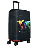 Spandex Luggage Cover for Travel- HoJax Suitcase Protective Bag Cover for Samsonite Delsey Fit