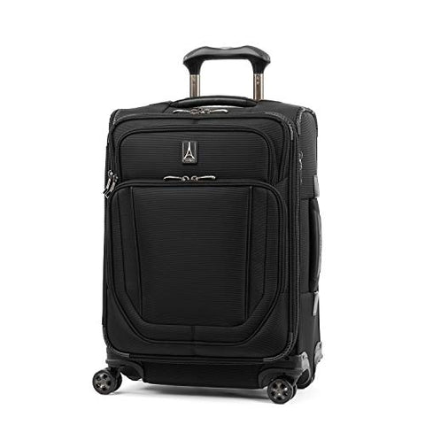 Travelpro Crew Versapack Max Carry-on Exp Spinner, Jet Black