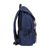 ABage Unisex School Backpack Large Hiking Travel College School 15" Laptop Backpack, Navy Blue