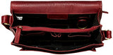 Derek Alexander East/West Half Flap Multi Compartment, Red