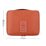 Damara Portable Zipper Business Trip Tidy Bag Organisers Top Handel,Navy Blue