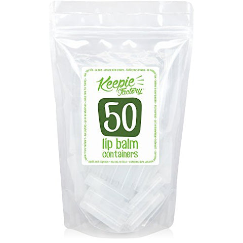 Keepie Factory Empty Lip Balm Containers - Fda Approved Non Toxic Bpa Free Made In Usa Diy Round