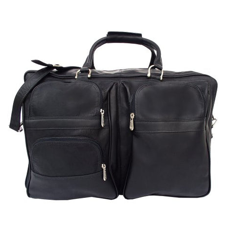 Piel Leather Complete Carry-All Bag, Black, One Size