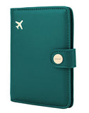 Zoppen Rfid Blocking Travel Passport Holder Cover Slim Id Card Case (#25 Teal Green)