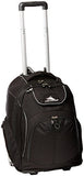High Sierra Powerglide Wheeled Laptop Backpack, Black
