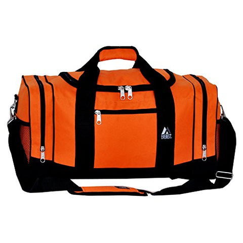 Everest Sporty Crossover Duffel Bag, Orange, One Size